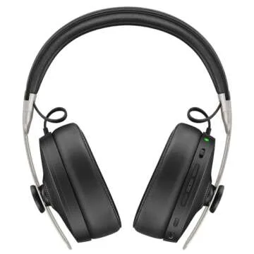 SENNHEISER Momentum 3 Wireless Noise Cancelling Headphones with Alexa, Auto On/Off, Smart Pause Functionality and Smart Control App, Black