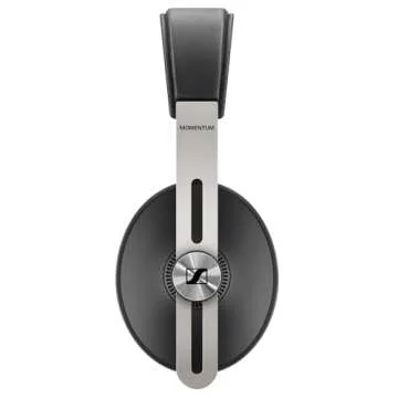 SENNHEISER Momentum 3 Wireless Noise Cancelling Headphones with Alexa, Auto On/Off, Smart Pause Functionality and Smart Control App, Black
