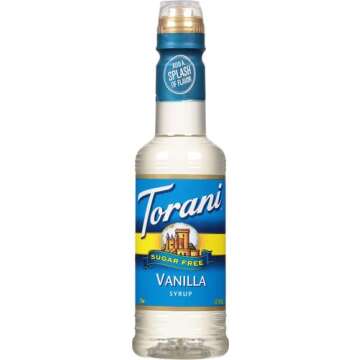 Torani Sugar Free Syrup, Vanilla, 12.7 Ounce