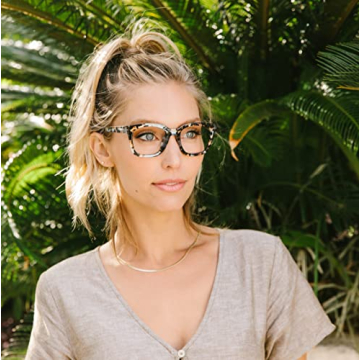 Peepers Light Blocking Reading Glasses in Blue Quartz