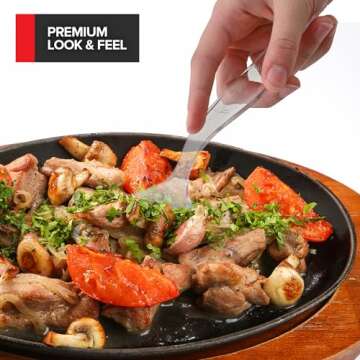 12 Count Disposable Serving Spoons, Clear Plastic Serving Spoons for Catering Weddings, Holiday Parties, and More, Large Plastic Serving Utensils for Buffet, Party Spoons, Stock Your Home