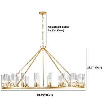 Stylish Uboxin Gold Wagon Wheel Chandelier for All Rooms