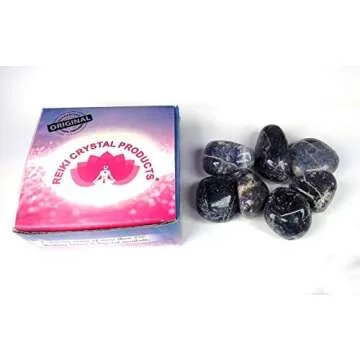 Natural Iolite Tumble Stones for Healing and Creativity