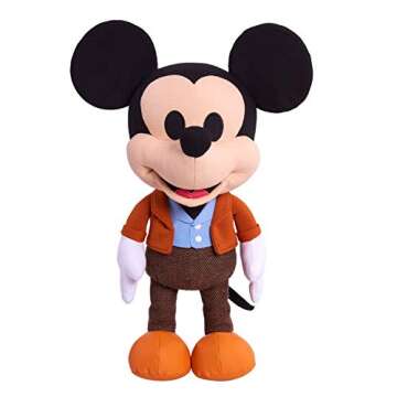 Disney Year of the Mouse Collector Plush, A Man and His Mouse Mickey, Amazon Exclusive, Officially L...