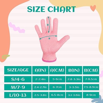 Evridwear Cut Resistant Gloves Kids Safety Cooking Craft