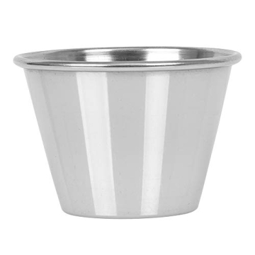 Tezzorio Stainless Steel Sauce Cups 2.5 oz for All Occasions