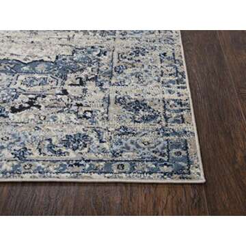 Rizzy Home Polypropylene Area Rug with Medallion Design