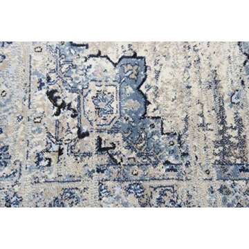 Rizzy Home Polypropylene Area Rug with Medallion Design