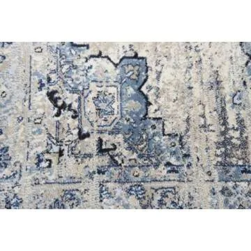 Rizzy Home Polypropylene Area Rug with Medallion Design