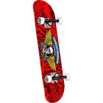 Powell Peralta Winged Ripper Red Complete Skateboard