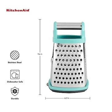 KitchenAid Aqua 4-Sided Box Grater with Storage