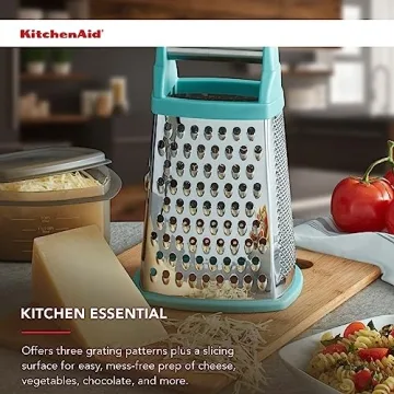 KitchenAid Aqua 4-Sided Box Grater with Storage