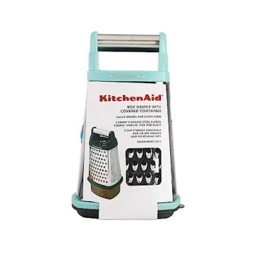 KitchenAid Aqua 4-Sided Box Grater with Storage