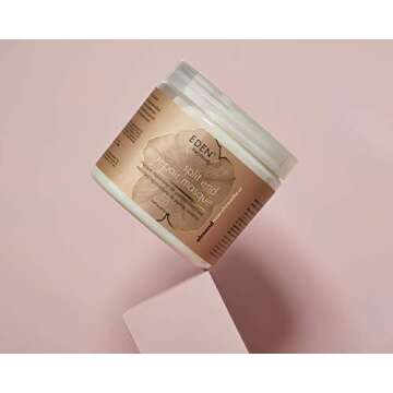 EDEN BodyWorks Almond Marshmallow Split End Repair Masque | 16 oz | Detangle, Strengthen, & Soften Hair