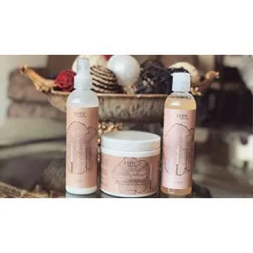 EDEN BodyWorks Almond Marshmallow Split End Repair Masque | 16 oz | Detangle, Strengthen, & Soften Hair