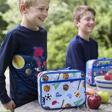 Wildkin Kids Insulated Lunch Box Bag for Boys & Girls, Reusable Kids Lunch Box is Perfect for Early ...