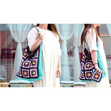 24” byhands Boston Series Saffiano Pattern Genuine Leather Purse Handles, Shoulder Bag Strap, Brown (30-6102)