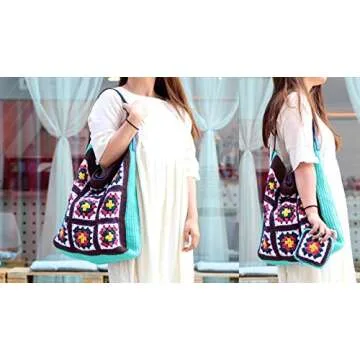 24” Saffiano Pattern Genuine Leather Purse Handles Brown