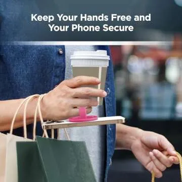 Stylish Encased Magnetic Phone Grip Holder for iPhone