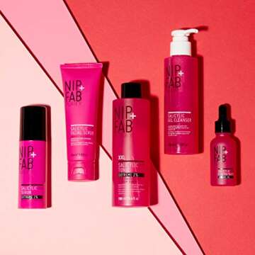 Nip + Fab Salicylic Acid Fix Serum Extreme 2% for Face with Aloe Vera and Purple Ginseng Extract, BHA Serum for Hydrating Skin Refine Pores Oil Control, 1.7 Fl Oz