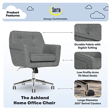Elegant Serta Ashland Office Chair for Comfort and Style