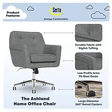 Elegant Serta Ashland Office Chair for Comfort and Style