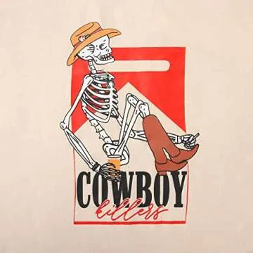 Funny Cowboy Graphic Tee for Women - Casual Style