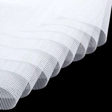 Blulu 8 Pieces Silicone Dehydrator Sheets Mesh Dehydrator Trays Non-stick Food Fruit Mats Reusable Steamer Mesh Mat for Fruit Food Dryer Square 14 x 14 Inch