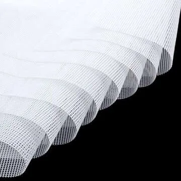 Blulu 8 Pieces Silicone Dehydrator Sheets Mesh Dehydrator Trays Non-stick Food Fruit Mats Reusable Steamer Mesh Mat for Fruit Food Dryer Square 14 x 14 Inch