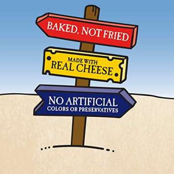 Pirate's Booty Cheese Puffs, Kids Snacks, Real Aged White Cheddar, 10oz Party Sized Bag