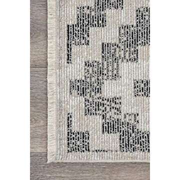 nuLOOM Sophi Aztec Trellis Area Rug, 7' 10" x 10' 10", Grey