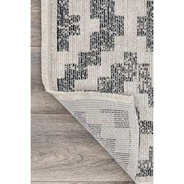 nuLOOM Sophi Aztec Trellis Area Rug, 7' 10" x 10' 10", Grey