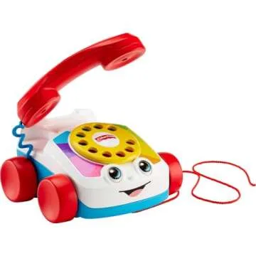 Fisher-Price Toddler Pull Toy Chatter Telephone for Kids