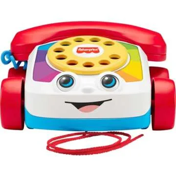 Fisher-Price Toddler Pull Toy Chatter Telephone for Kids
