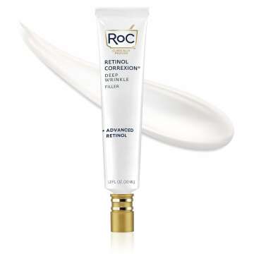 RoC Retinol Correxion Deep Wrinkle Facial Filler with Hyaluronic Acid Retinol Ounce, Christmas Gifts...