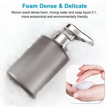 RRSilvia Touchless Foaming Soap Dispenser - Stylish & Efficient
