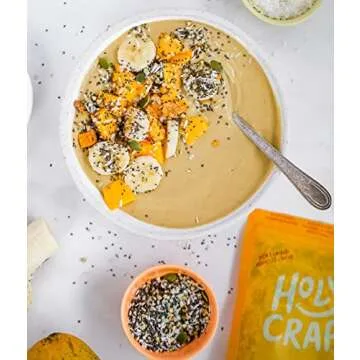 Plant Based High Fiber Superseed Cereal - Gluten Free, Vegan, High Protein Hemp & Organic Chia Seeds, Variety Pack, 225g Pouch, 5 Count