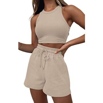 Lingswallow 3 Piece Lounge Set - Comfy & Stylish Women's Pajama Set