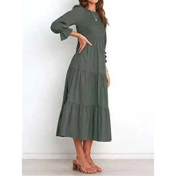 Elegant BTFBM Women Long Sleeve Dress for Every Occasion
