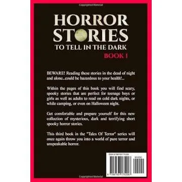 Horror Stories To Tell In The Dark Book 1: Short Scary Horror Stories Anthology For Teenagers And Yo...