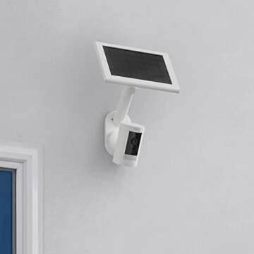 Ring Wall Mount for Cameras and Solar Panels - White