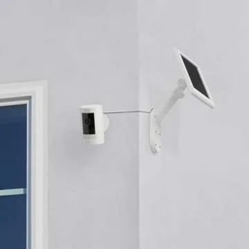 Ring Wall Mount for Cameras and Solar Panels - White