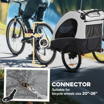 Aosom 3 In 1 Kids Bike Trailer Stroller Jogger Safely