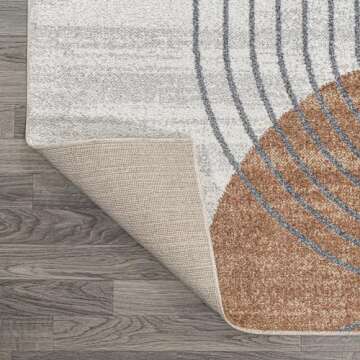 JONATHAN Y Kallax Geometric Machine-Washable Area Rug