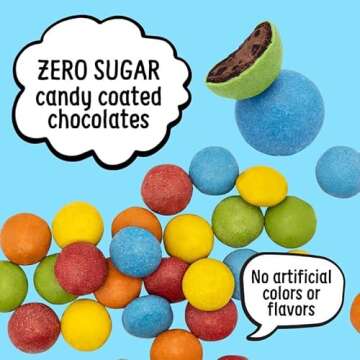 Max Sweets Dark Chocolate YumYums - Delicious Sugar Free Candy Ideal for Keto, Gluten Free, Diabetic, Low Carb, No Sugar Diets - Vegan Chocolate with Candy Coating - 3 Pack