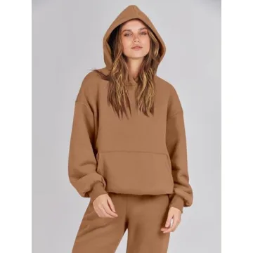 ANRABESS Women's Oversized Hoodie Jogger Sweatpants Set