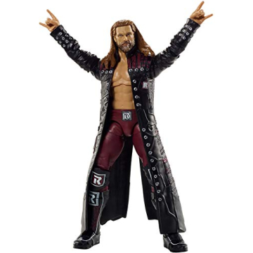 WWE Ultimate Edition Edge Action Figure – 6-in, Extra Head, Swappable Hands, Royal Rumble Gear