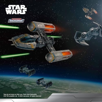 STAR WARS Gold Leader's Y-Wing Model with Figures
