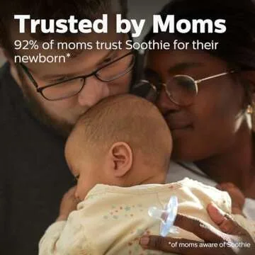 Philips AVENT Soothie Pacifier, Blue, 0-3 Months, 4 Pack, SCF190/43