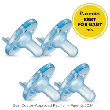 Philips AVENT Soothie Pacifier, Blue, 0-3 Months, 4 Pack, SCF190/43